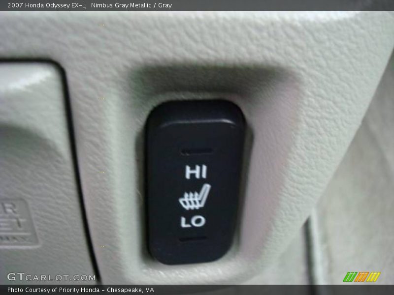 Nimbus Gray Metallic / Gray 2007 Honda Odyssey EX-L