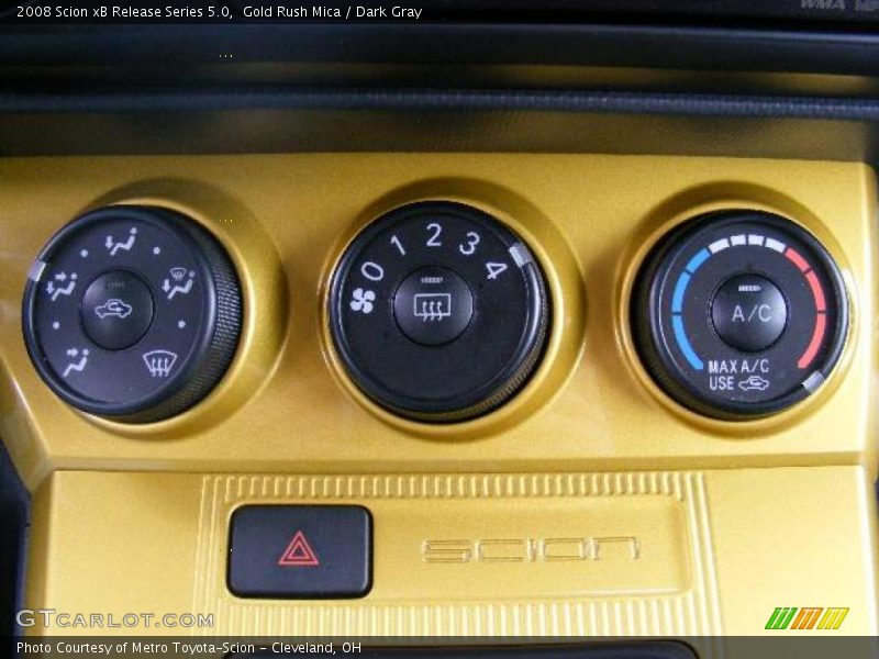Gold Rush Mica / Dark Gray 2008 Scion xB Release Series 5.0