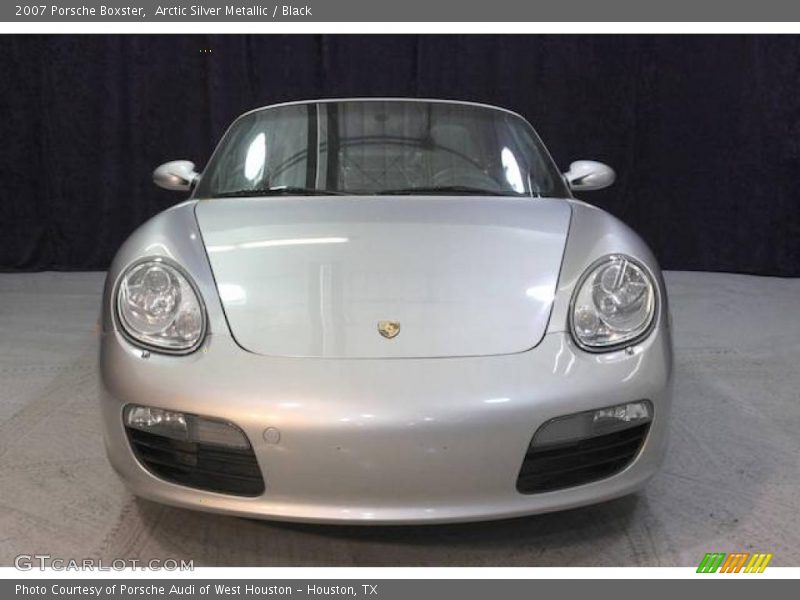 Arctic Silver Metallic / Black 2007 Porsche Boxster