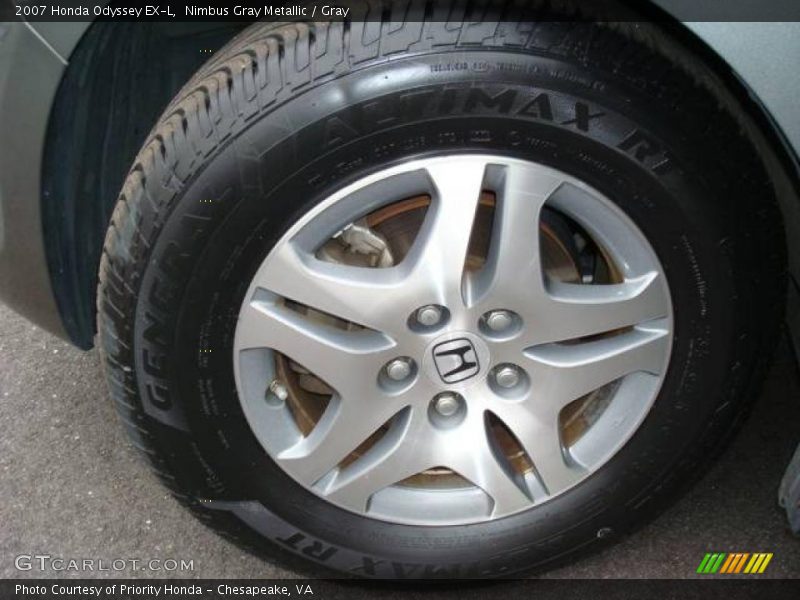 Nimbus Gray Metallic / Gray 2007 Honda Odyssey EX-L
