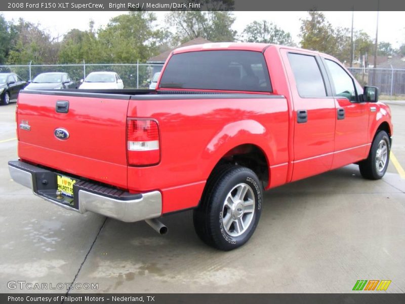 Bright Red / Medium/Dark Flint 2008 Ford F150 XLT SuperCrew