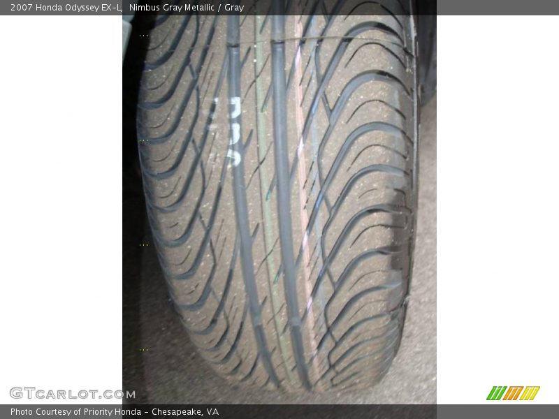 Nimbus Gray Metallic / Gray 2007 Honda Odyssey EX-L