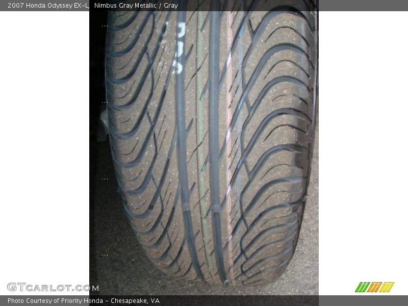 Nimbus Gray Metallic / Gray 2007 Honda Odyssey EX-L