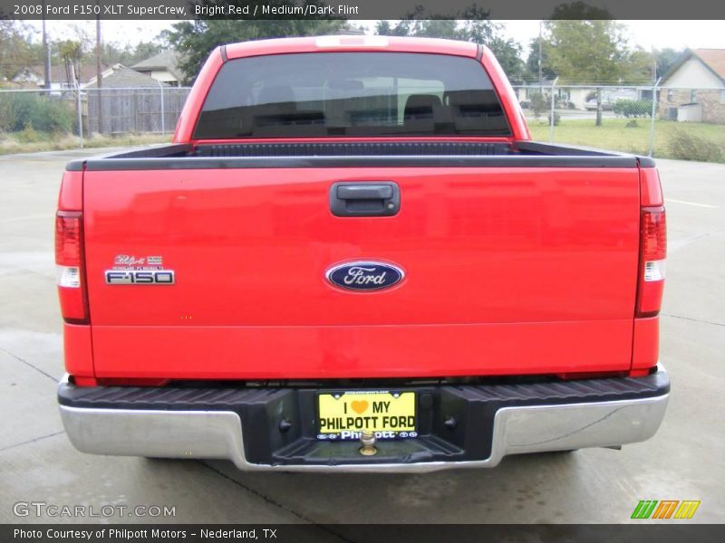 Bright Red / Medium/Dark Flint 2008 Ford F150 XLT SuperCrew