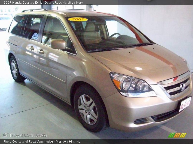 Desert Rock Metallic / Ivory 2007 Honda Odyssey EX-L