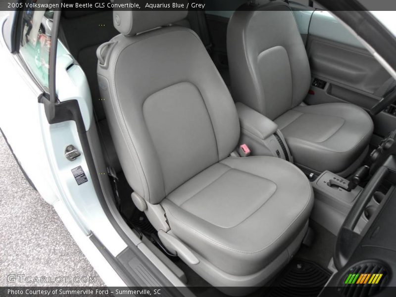 Aquarius Blue / Grey 2005 Volkswagen New Beetle GLS Convertible