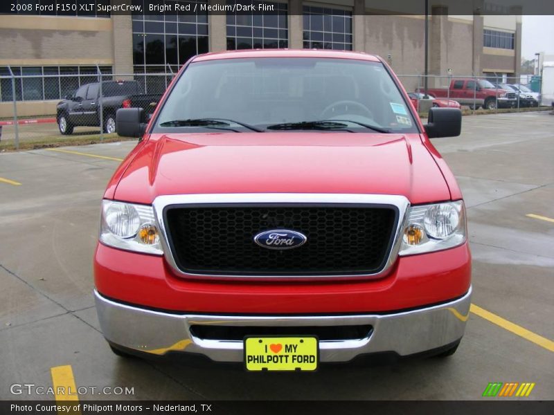 Bright Red / Medium/Dark Flint 2008 Ford F150 XLT SuperCrew