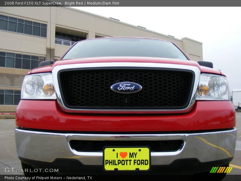Bright Red / Medium/Dark Flint 2008 Ford F150 XLT SuperCrew