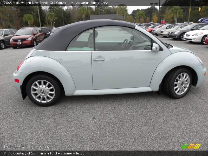 Aquarius Blue / Grey 2005 Volkswagen New Beetle GLS Convertible