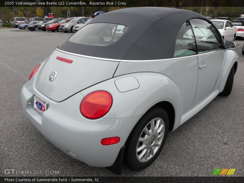 Aquarius Blue / Grey 2005 Volkswagen New Beetle GLS Convertible
