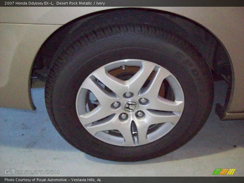 Desert Rock Metallic / Ivory 2007 Honda Odyssey EX-L