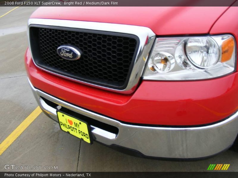 Bright Red / Medium/Dark Flint 2008 Ford F150 XLT SuperCrew