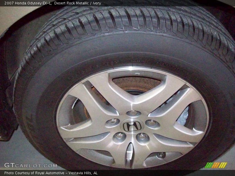 Desert Rock Metallic / Ivory 2007 Honda Odyssey EX-L