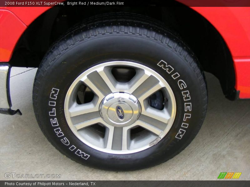 Bright Red / Medium/Dark Flint 2008 Ford F150 XLT SuperCrew