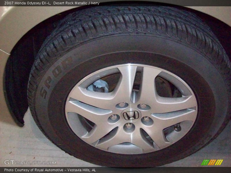 Desert Rock Metallic / Ivory 2007 Honda Odyssey EX-L