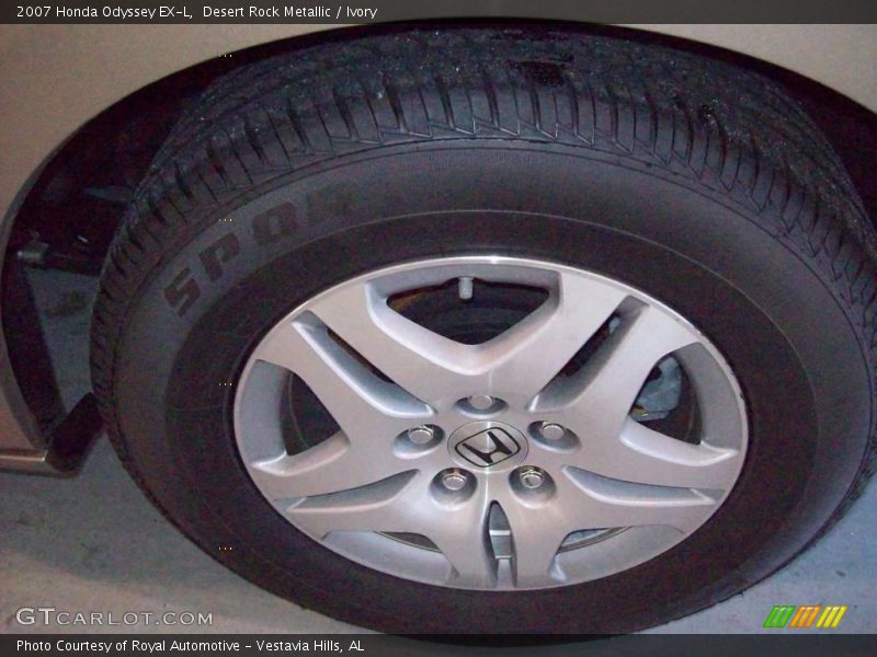 Desert Rock Metallic / Ivory 2007 Honda Odyssey EX-L