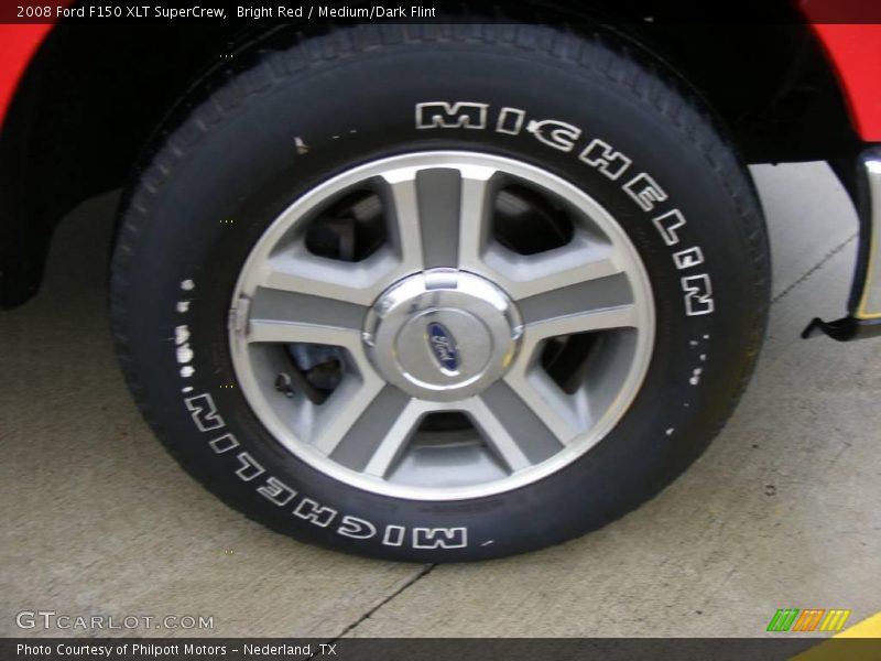 Bright Red / Medium/Dark Flint 2008 Ford F150 XLT SuperCrew
