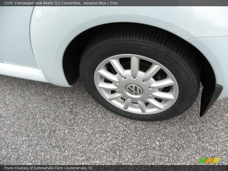 Aquarius Blue / Grey 2005 Volkswagen New Beetle GLS Convertible