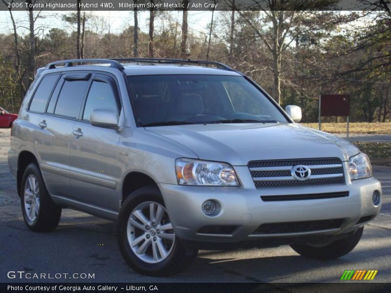 Millenium Silver Metallic / Ash Gray 2006 Toyota Highlander Hybrid 4WD