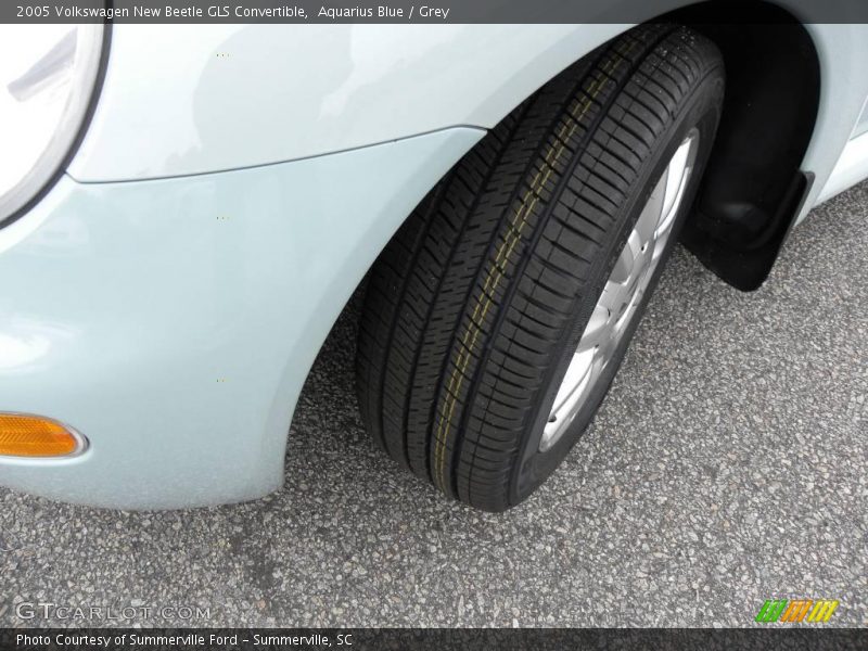 Aquarius Blue / Grey 2005 Volkswagen New Beetle GLS Convertible