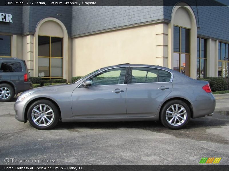 Platinum Graphite / Graphite 2009 Infiniti G 37 Sedan