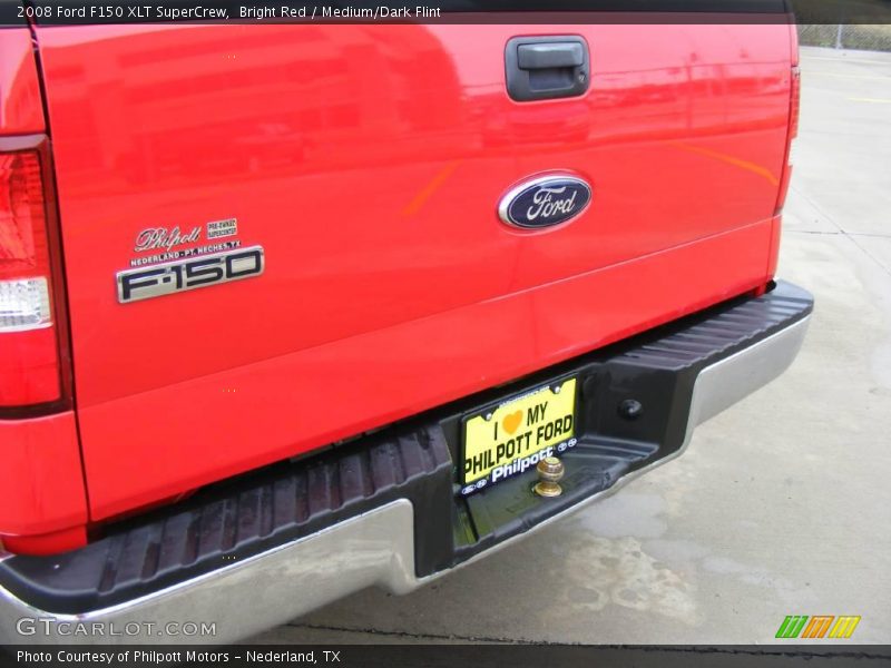Bright Red / Medium/Dark Flint 2008 Ford F150 XLT SuperCrew