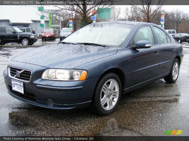 Barents Blue Metallic / Taupe/Light Taupe 2007 Volvo S60 2.5T