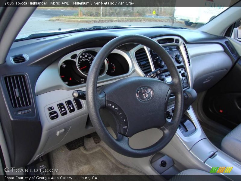 Millenium Silver Metallic / Ash Gray 2006 Toyota Highlander Hybrid 4WD
