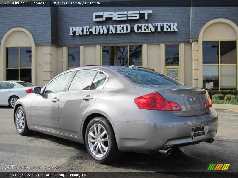 Platinum Graphite / Graphite 2009 Infiniti G 37 Sedan
