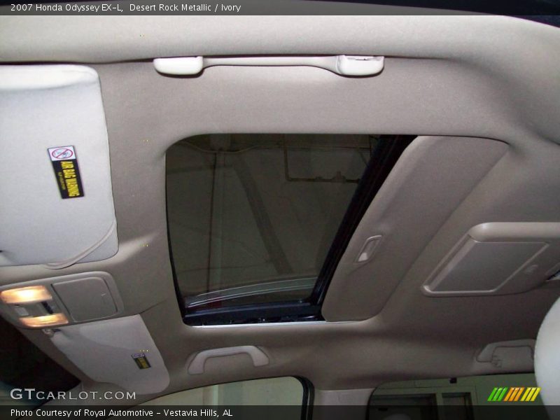 Desert Rock Metallic / Ivory 2007 Honda Odyssey EX-L