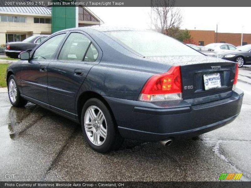 Barents Blue Metallic / Taupe/Light Taupe 2007 Volvo S60 2.5T