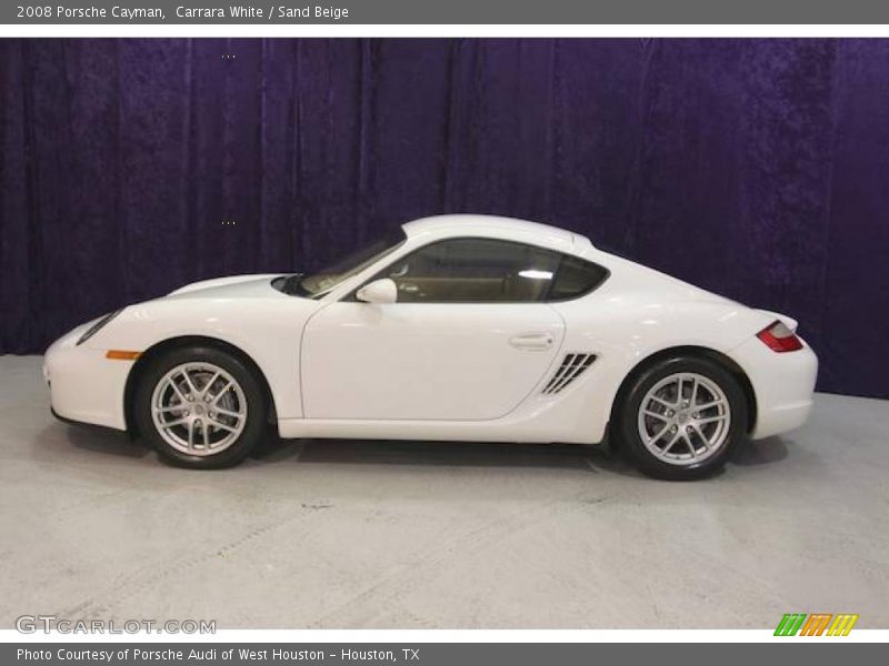 Carrara White / Sand Beige 2008 Porsche Cayman