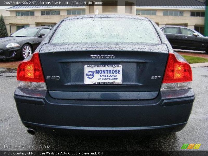 Barents Blue Metallic / Taupe/Light Taupe 2007 Volvo S60 2.5T