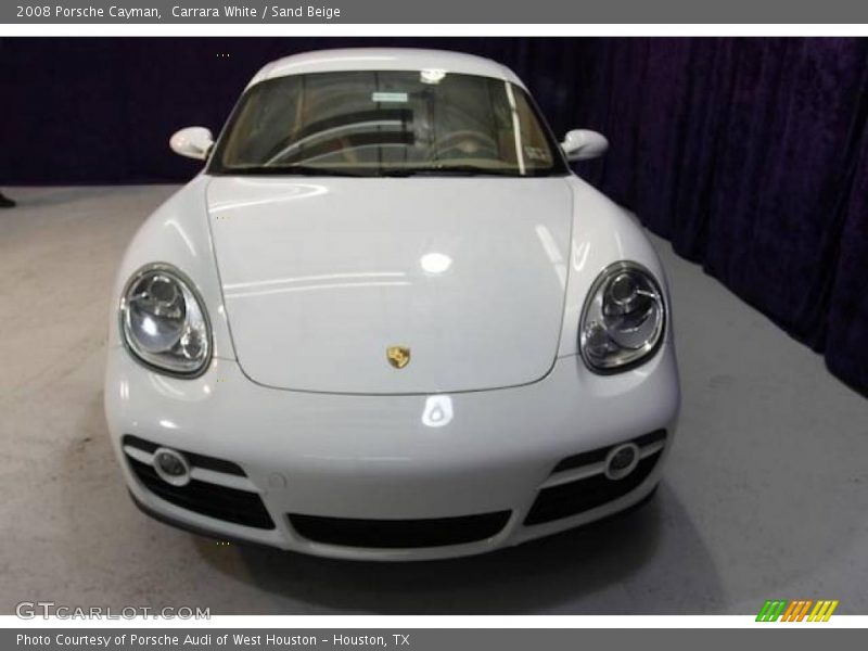 Carrara White / Sand Beige 2008 Porsche Cayman