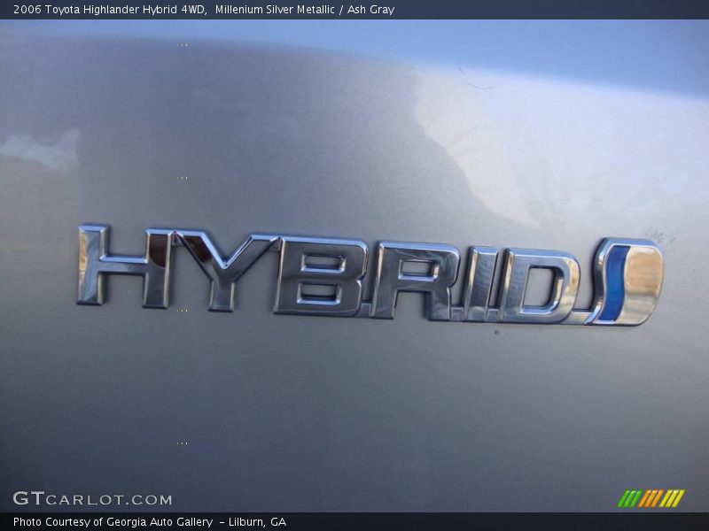 Millenium Silver Metallic / Ash Gray 2006 Toyota Highlander Hybrid 4WD