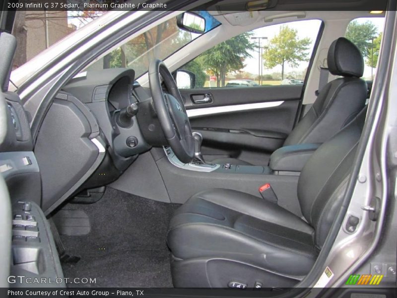 Platinum Graphite / Graphite 2009 Infiniti G 37 Sedan