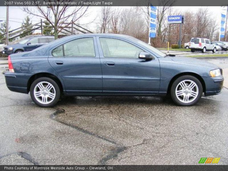 Barents Blue Metallic / Taupe/Light Taupe 2007 Volvo S60 2.5T
