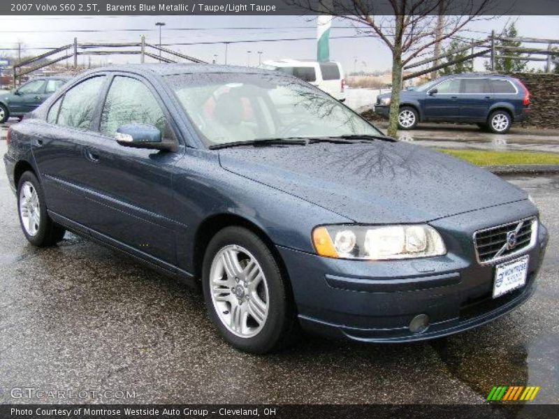 Barents Blue Metallic / Taupe/Light Taupe 2007 Volvo S60 2.5T