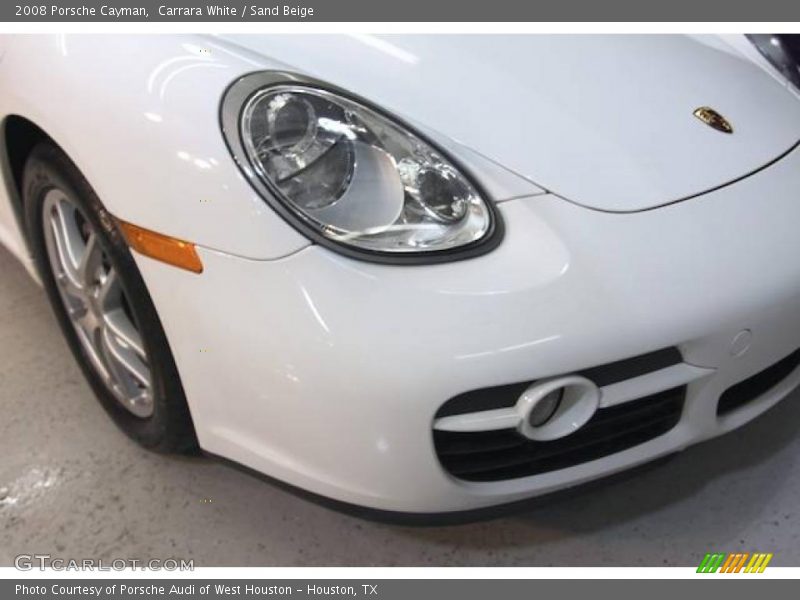 Carrara White / Sand Beige 2008 Porsche Cayman