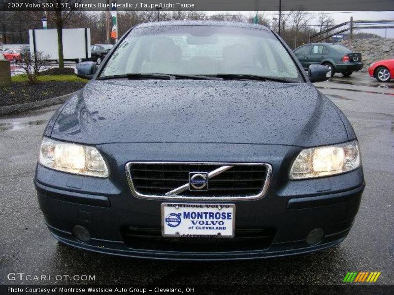 Barents Blue Metallic / Taupe/Light Taupe 2007 Volvo S60 2.5T