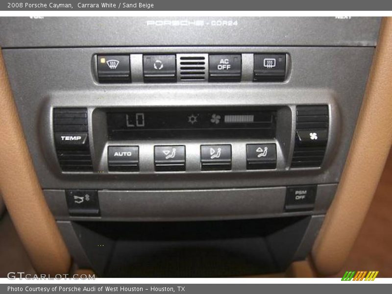 Carrara White / Sand Beige 2008 Porsche Cayman