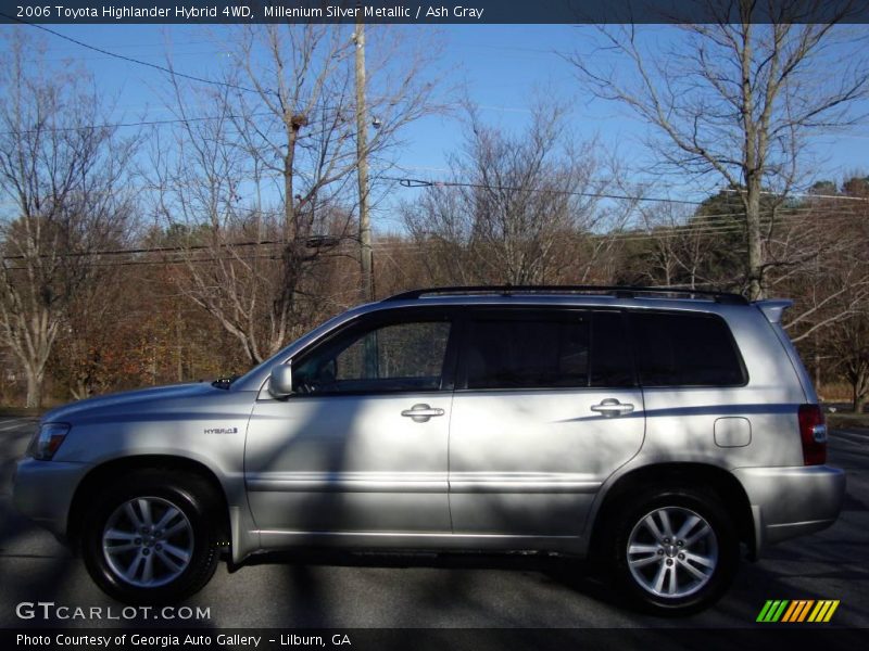 Millenium Silver Metallic / Ash Gray 2006 Toyota Highlander Hybrid 4WD