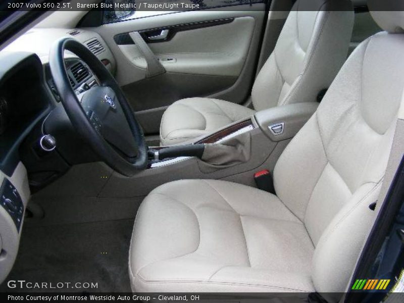 Barents Blue Metallic / Taupe/Light Taupe 2007 Volvo S60 2.5T