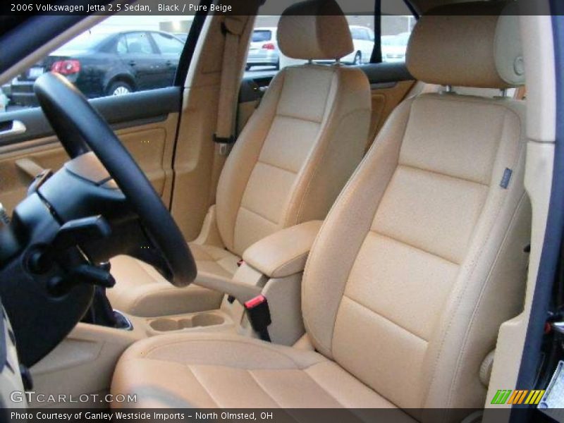 Black / Pure Beige 2006 Volkswagen Jetta 2.5 Sedan