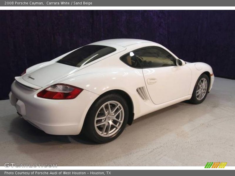 Carrara White / Sand Beige 2008 Porsche Cayman