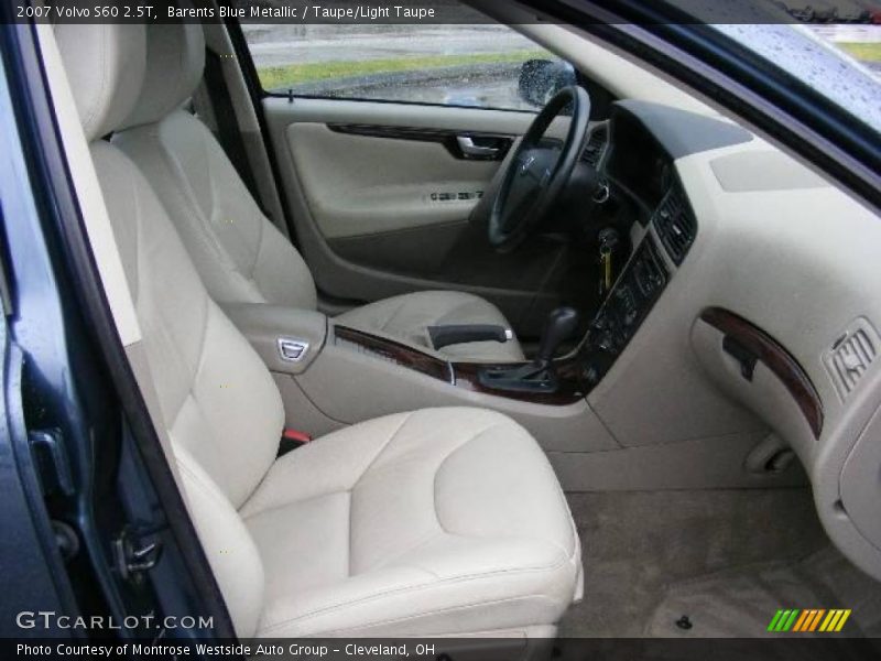 Barents Blue Metallic / Taupe/Light Taupe 2007 Volvo S60 2.5T