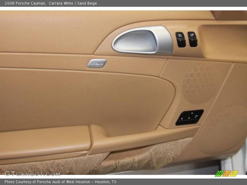 Carrara White / Sand Beige 2008 Porsche Cayman