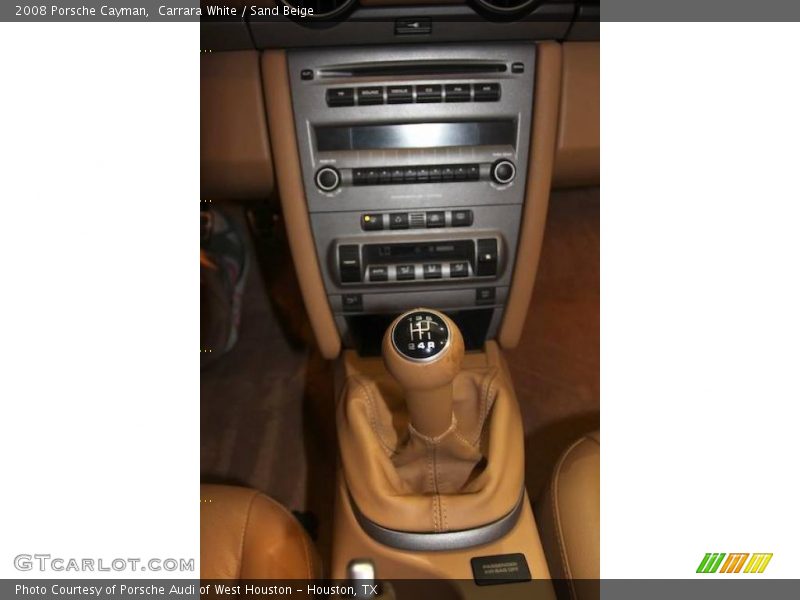 Carrara White / Sand Beige 2008 Porsche Cayman