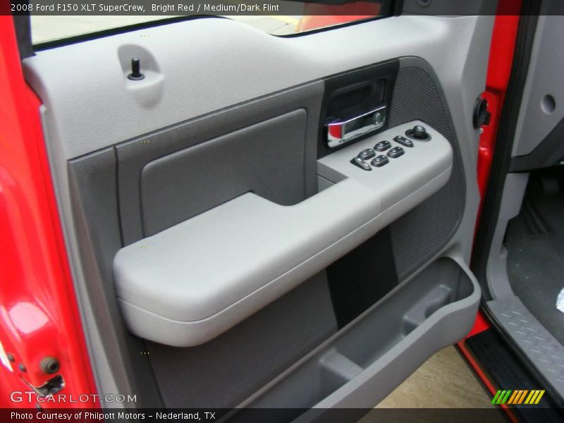 Bright Red / Medium/Dark Flint 2008 Ford F150 XLT SuperCrew