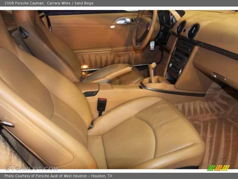 Carrara White / Sand Beige 2008 Porsche Cayman